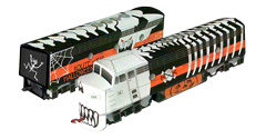 Image of the RXR Models F Series - Halloween Theme (HO Scale) Image of the RXR Models F Series - Halloween Theme (HO Scale)