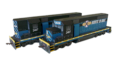 Image of the RXR Models GP Series - Teal/Black (HO Scale) Image of the RXR Models GP Series - Teal/Black (HO Scale)