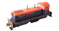 RXR Models SW Series - Retro Orange/Blue (HO Scale)