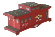 RXR 30ft Caboose Red
