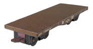 Image of the RXR 30' Flatcar (Brown) Image of the RXR 30' Flatcar (Brown)