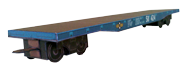 Image of the RXR 50' Flatcar (Teal) Image of the RXR 50' Flatcar (Teal)